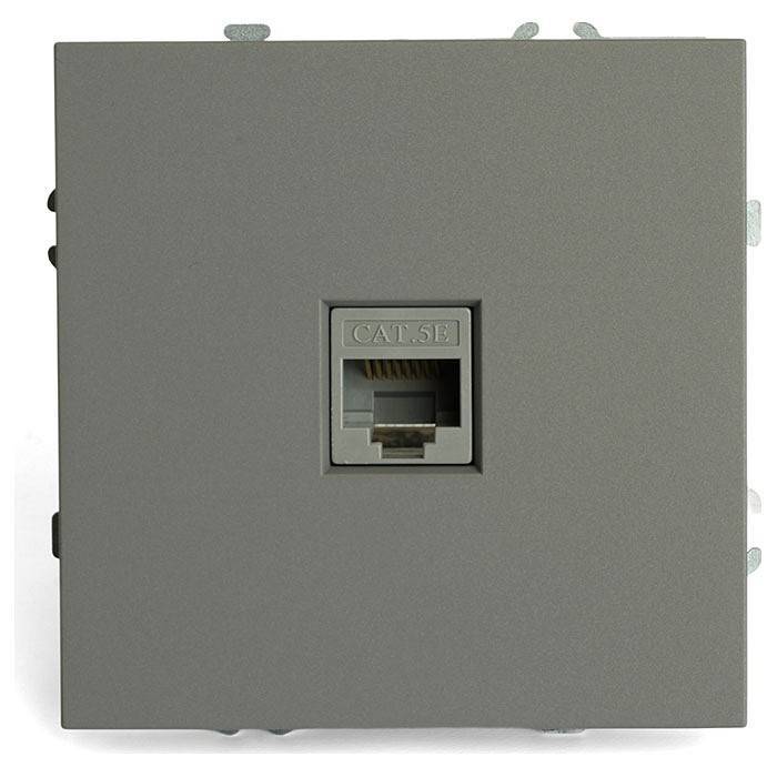 Розетка Ethernet RJ-45 без рамки Stekker Эмили 49951