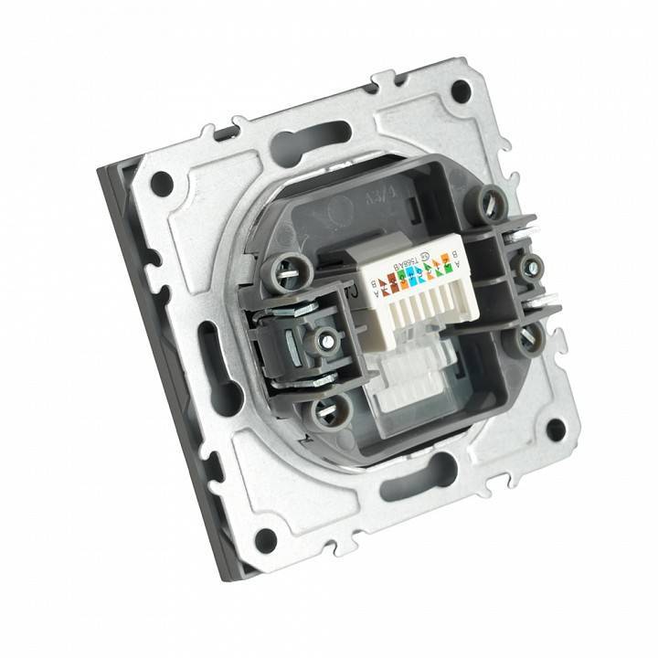 Розетка Ethernet RJ-45 без рамки Stekker Эмили 49951