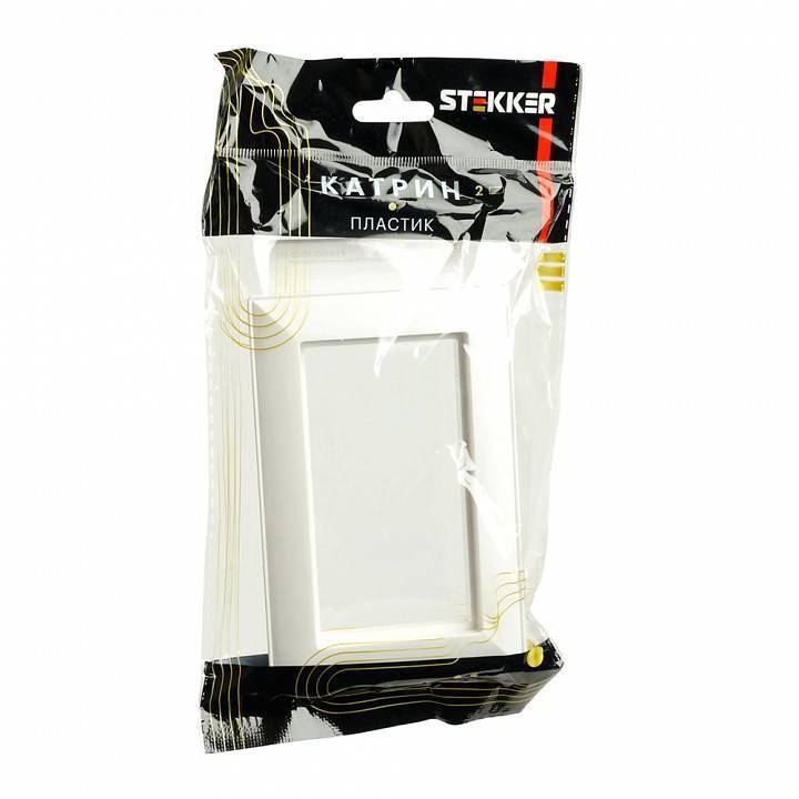 Рамка для двойной розетки Stekker Катрин 50050