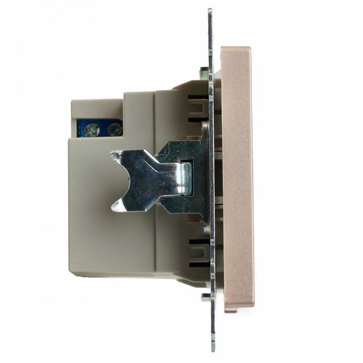 Розетка 2хUSB type A и C без рамки Stekker Катрин 50056