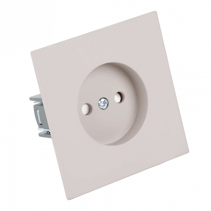 Розетка без заземления и со шторкой Stekker Мия 50483