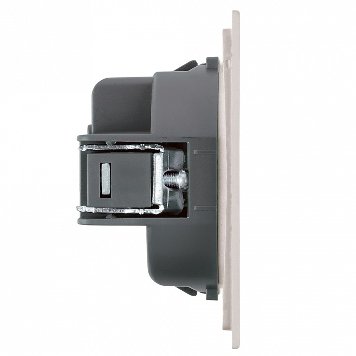 Розетка без заземления и со шторкой Stekker Мия 50483