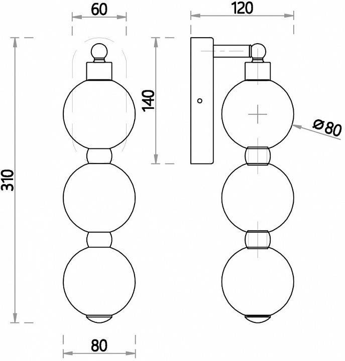 Бра Favourite Gubbare 4014-1W