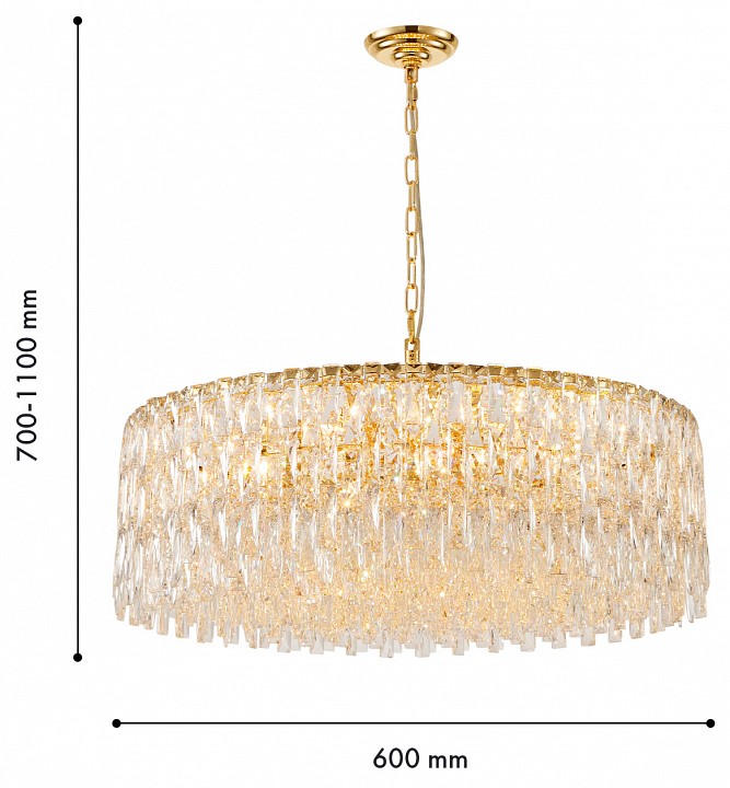 Подвесная люстра Favourite Robby 4722-18P