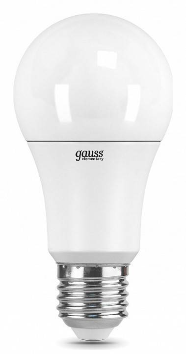 Лампа светодиодная Gauss Black A60 12 Вт E27 6500 К 23232