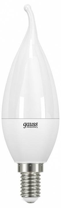 Лампа светодиодная Gauss Led Elementary Candle Tailed E14 8Вт 3000K 34118
