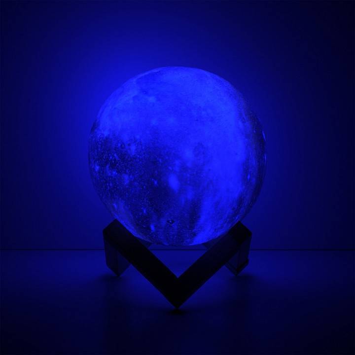 Настольная лампа-ночник Gauss Луна NN003