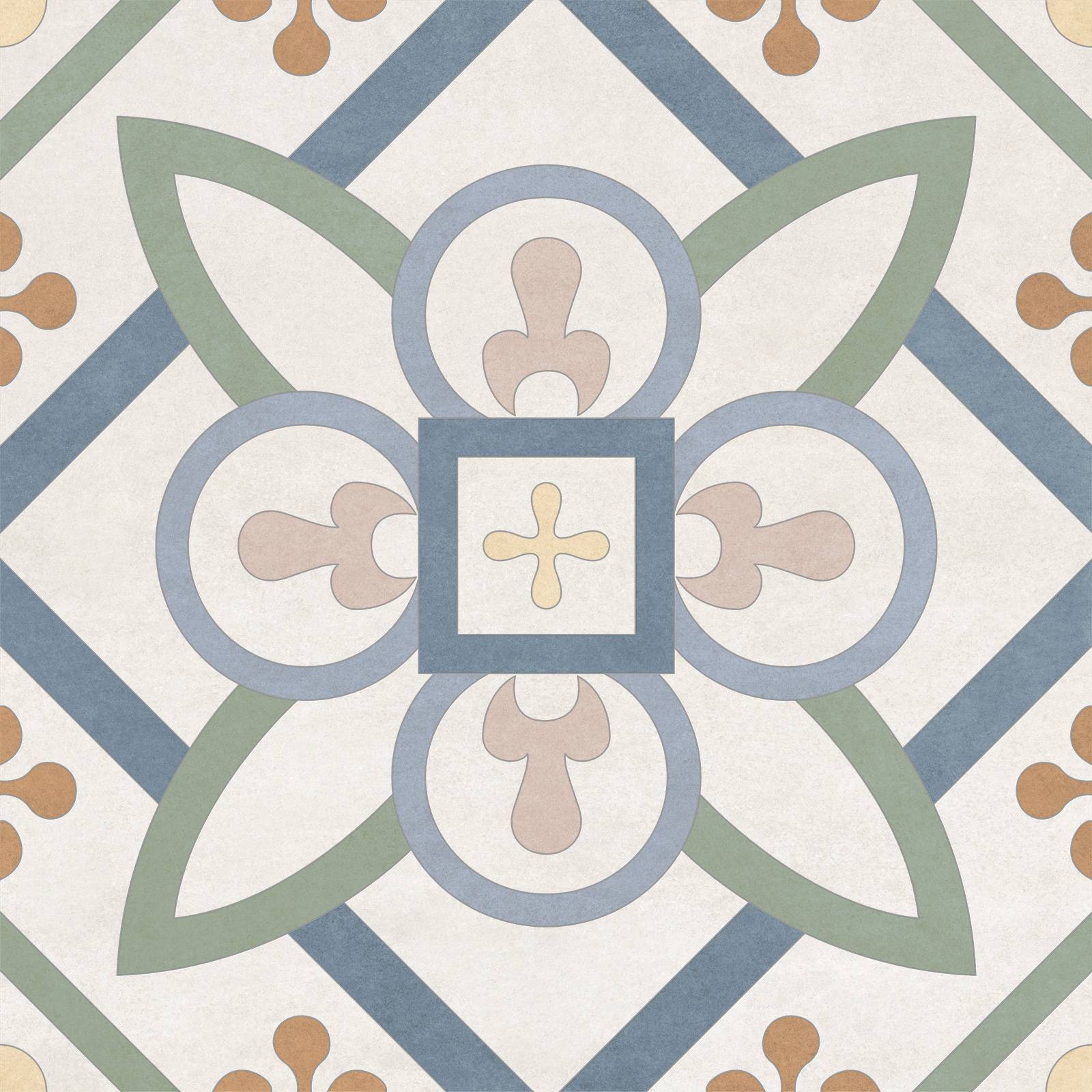 Керамогранит NewTrend Design Art Mix 4 матовый 200х200х8 мм GP2020DMX55