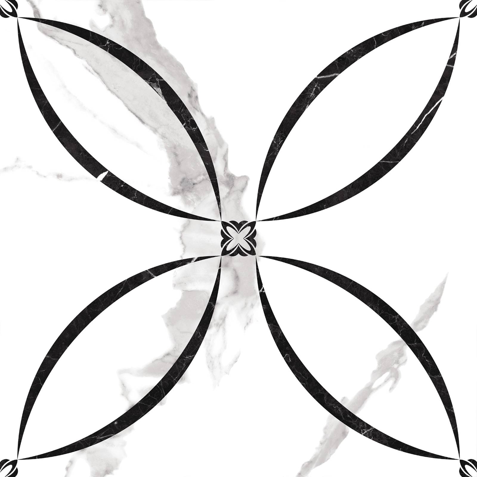 Керамогранит Alma Ceramica Prima Palace Calacatta матовый 410х410х8 мм GP6PRP00