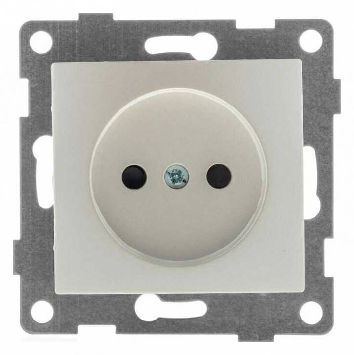 Розетка без заземления и со шторкой, без рамки Gusi Electric BRAVO С10Р2-028