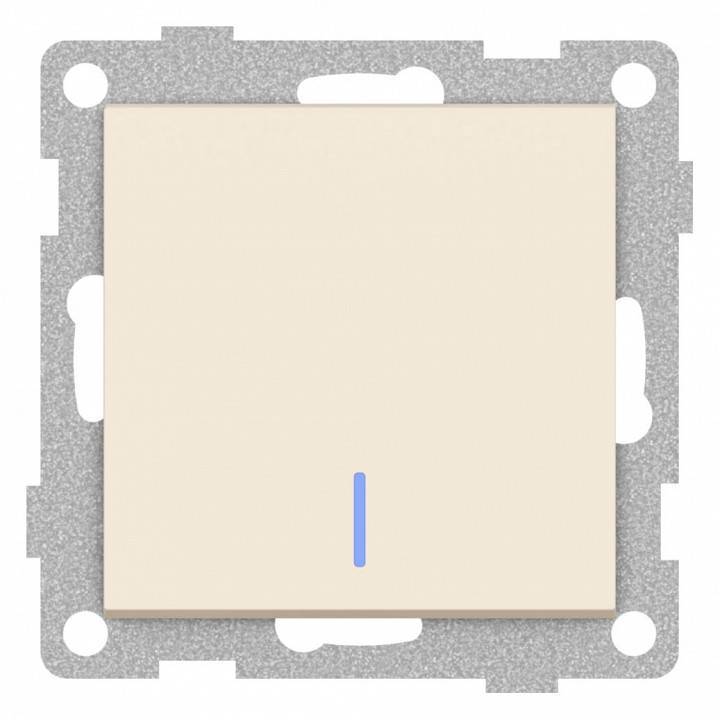 Выключатель сенсорый одноклавишный с подсветкой, без рамки Gusi Electric UGRA С11В18-003