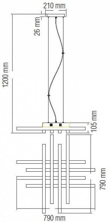Подвесной светильник Horoz Electric Asfor-85 HRZ00002299