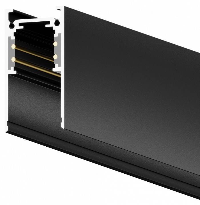 Шинопровод однофазный накладной Hesby Lighting ElDeko 2 м черный 0052