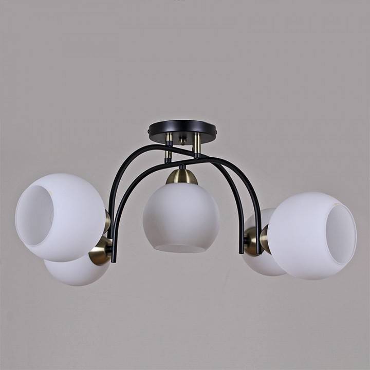 Потолочная люстра ILLUMICO  IL0250-5CSQ-79 BK AB
