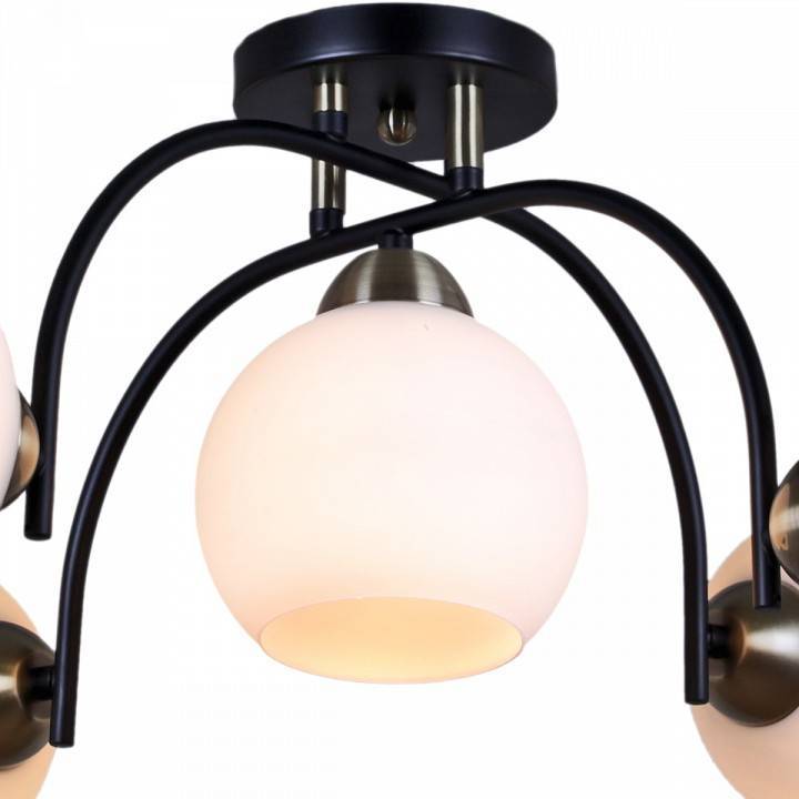 Потолочная люстра ILLUMICO  IL0250-5CSQ-79 BK AB