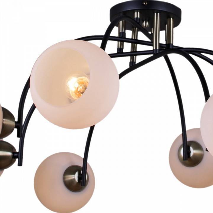 Потолочная люстра ILLUMICO  IL0250-8CSQ-79 BK AB