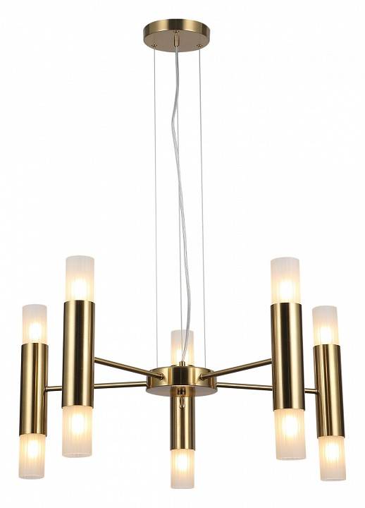 Подвесная люстра ILLUMICO BRASS IL0314-10P-79 BRASS