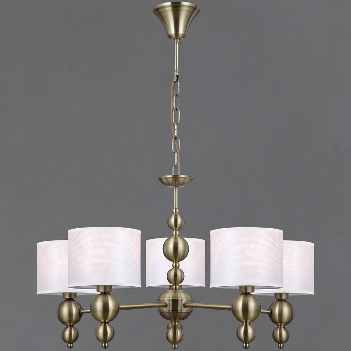 Подвесная люстра ILLUMICO IL0610 IL0610-5PSQ-25AB ELITE