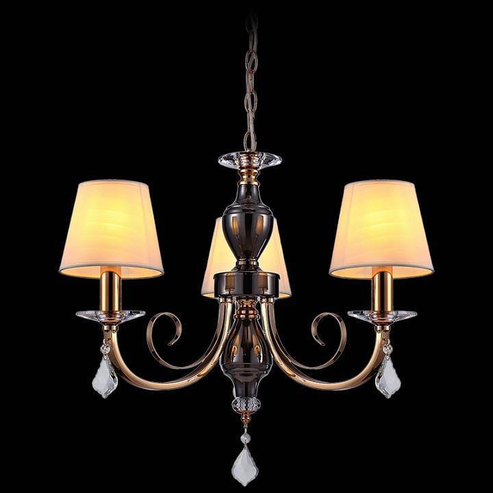 Подвесная люстра ILLUMICO IL5272-3P-27 BK GD