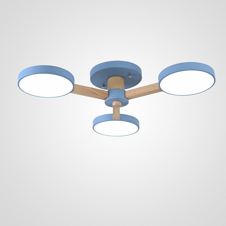 Люстра на штанге Imperiumloft TURNA Blue TURNA01