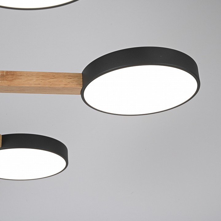 Люстра на штанге Imperiumloft TURNA Black TURNA01