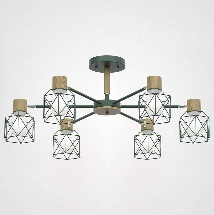 Люстра на штанге ImperiumLoft Corf Green CORF-B01