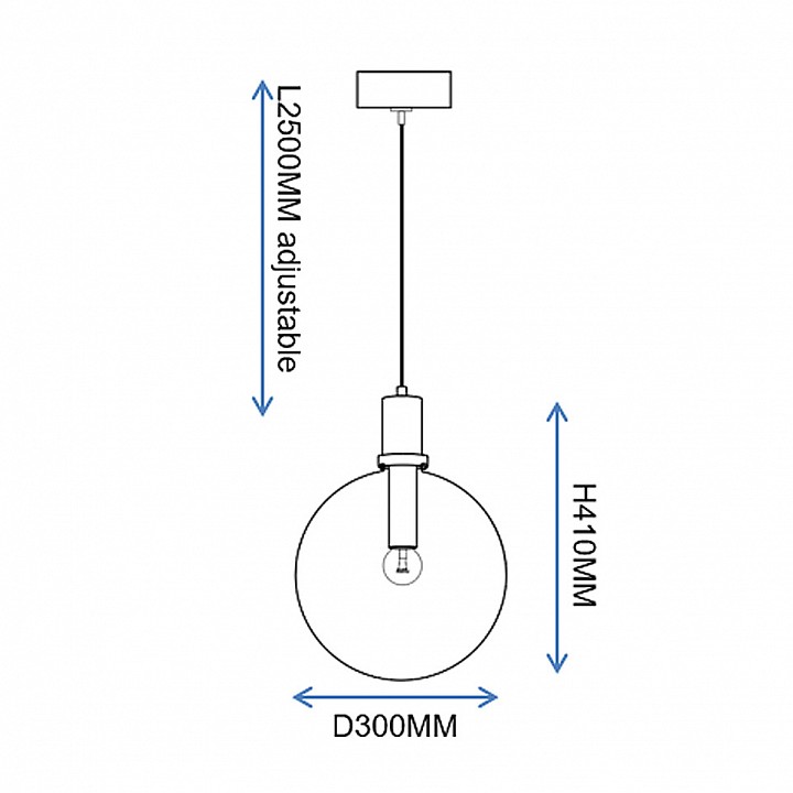 Подвесной светильник Imperiumloft PENBALL Black PENBALL04