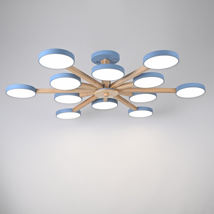 Люстра на штанге Imperiumloft TURNA Blue TURNA-B01