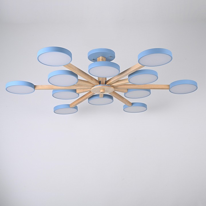 Люстра на штанге Imperiumloft TURNA Blue TURNA-B01