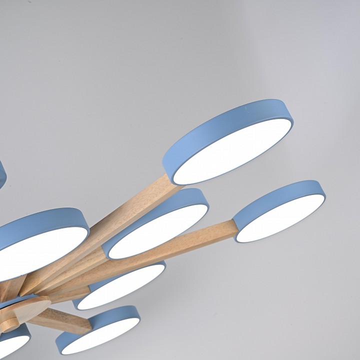 Люстра на штанге Imperiumloft TURNA Blue TURNA-B01