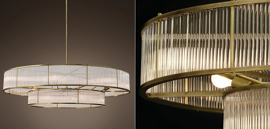 Светильник на штанге Imperiumloft RH Marais Round Chandelier 40,2668