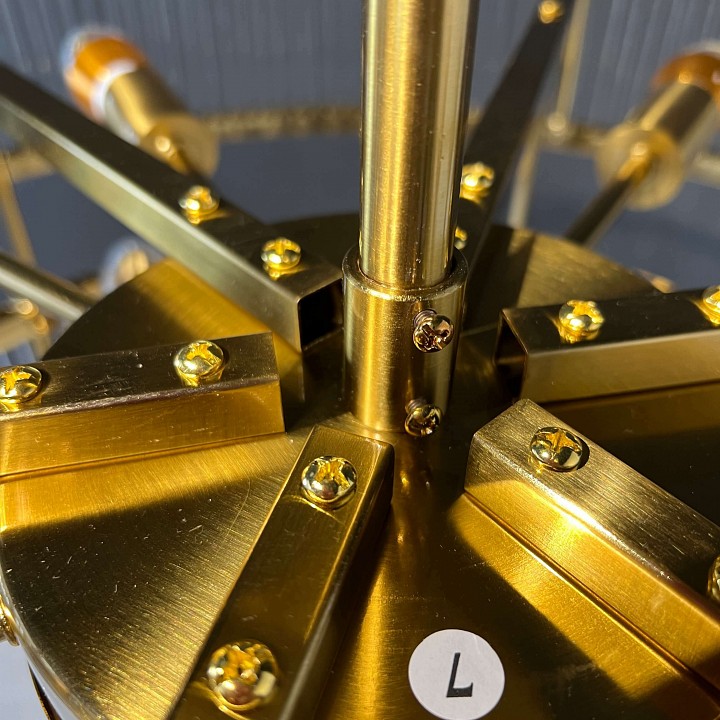 Светильник на штанге Imperiumloft RH Marais Round Chandelier 40,2668