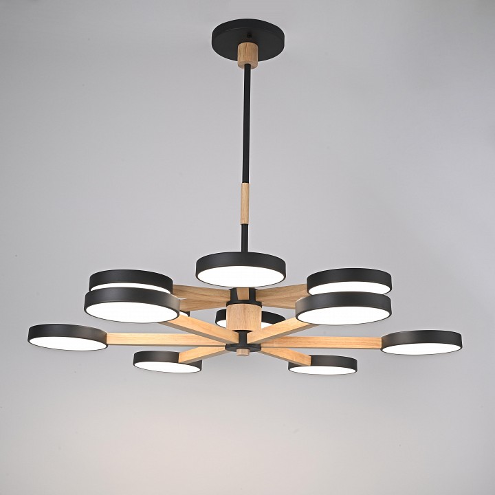 Люстра на штанге Imperiumloft TURNA Black TURNA-DBL01