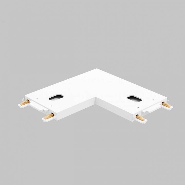 Соединитель угловой L-образный для накладных треков Imex UT25 IL.0007.3001 WH