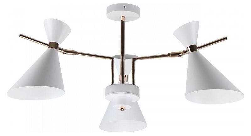 Люстра на штанге Imex 3 лампы MD.0702-3-S WH+FGD