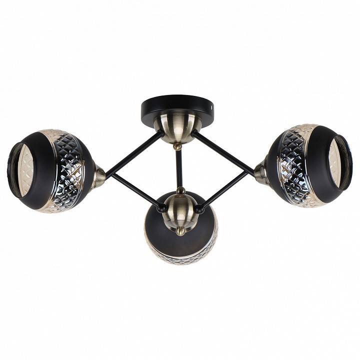 Потолочная люстра Imex MD.51851 3 лампы MD.51851-3-S-BK+AB