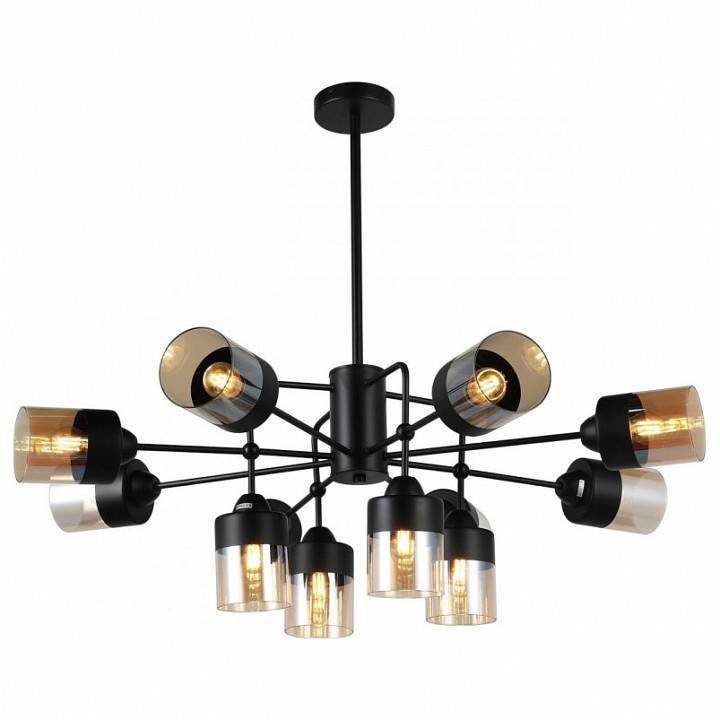 Люстра на штанге Imex MD.74785 12 ламп MD.74785-12-S-BK
