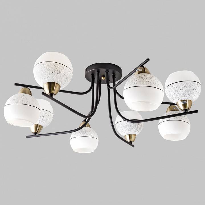 Потолочная люстра Imex MD.8136 8 ламп черный/бронза MD.8136-8-S-BK+AB