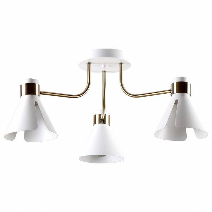 Потолочная люстра Imex MD.8312 3 лампы белый/бронза MD.8312-3-S-WH+AB