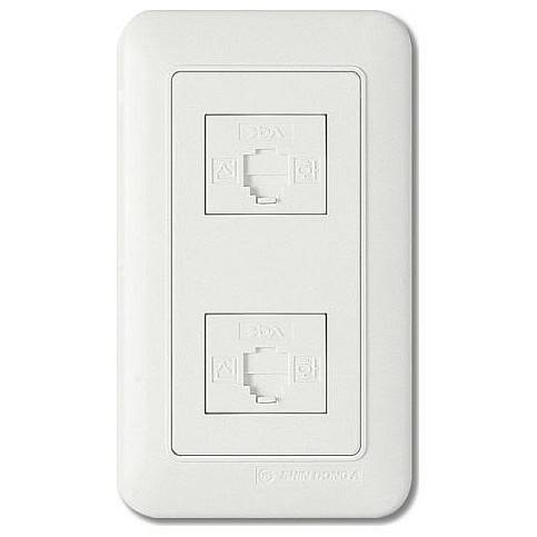 Розетка телефонная RJ-11 Imex WST 1426 белый WST 1426 WH