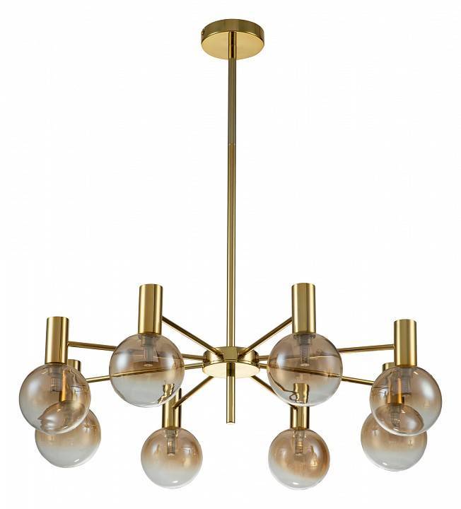 Люстра на штанге Indigo Collana 13015/8R Gold