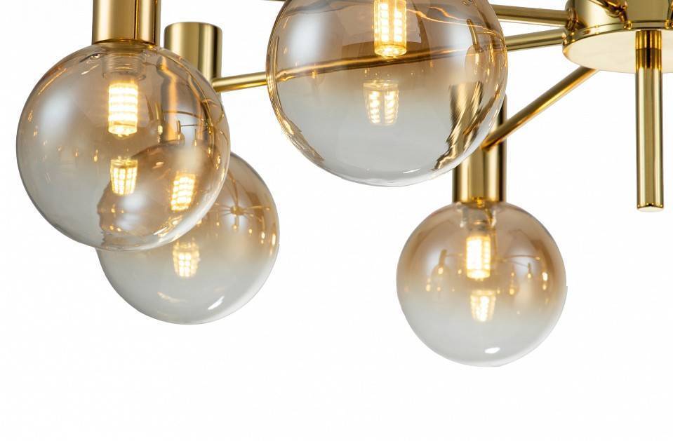 Люстра на штанге Indigo Collana 13015/8R Gold