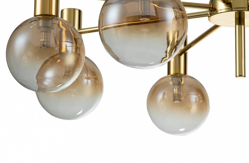 Люстра на штанге Indigo Collana 13015/8R Gold