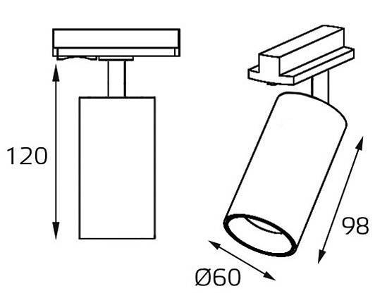 Светильник на штанге Italline Danny DANNY TR black