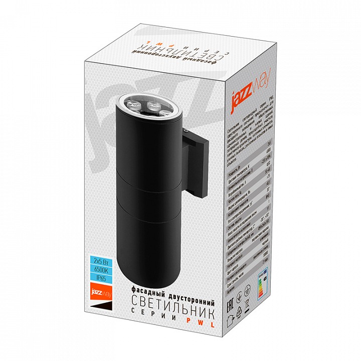 Накладной светильник Jazzway  PWL-26090/30D 2x5w 6500K BL