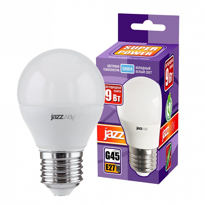 Лампа светодиодная Jazzway  PLED-SP G45 9W E27 5000K