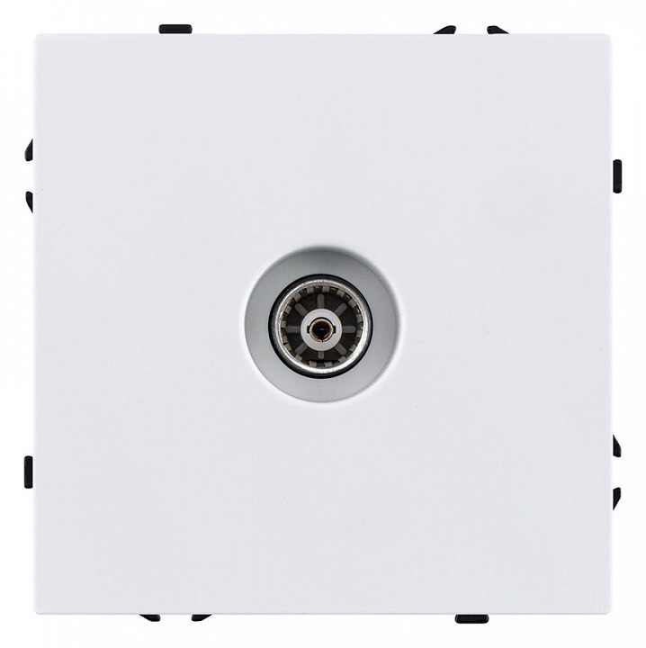 ТВ-розетка и SAT-розетка оконечная без рамки Kollinger Eclipse EC-021WH