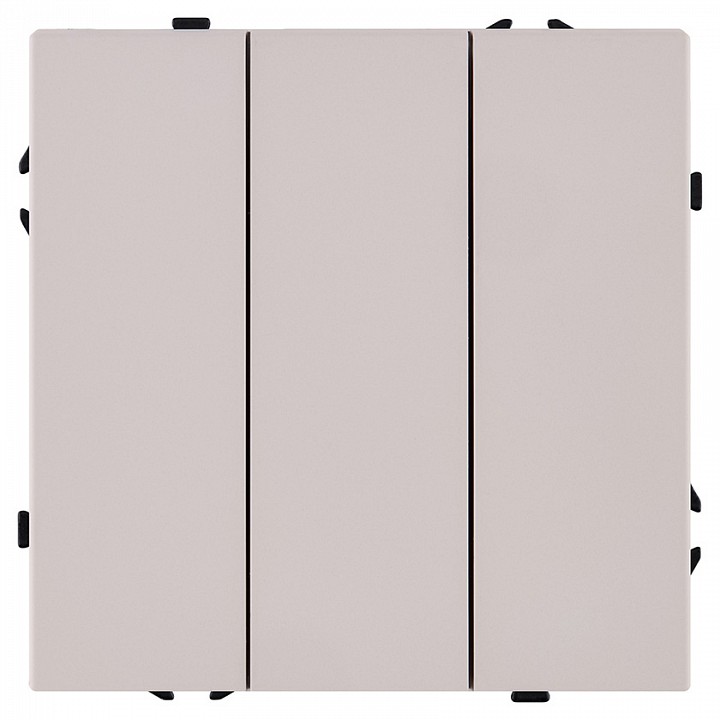 Выключатель трехклавишный без рамки Kollinger Eclipse EC-710CM