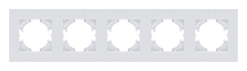 Рамка на 5 постов Kollinger Eleganz Plex EP5WH