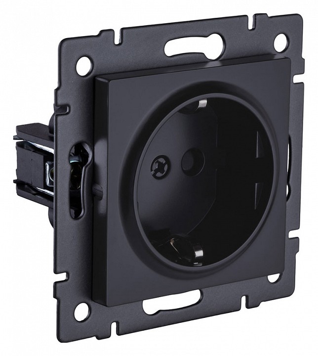 Розетка с заземлением, без рамки Kollinger  REA-002BM
